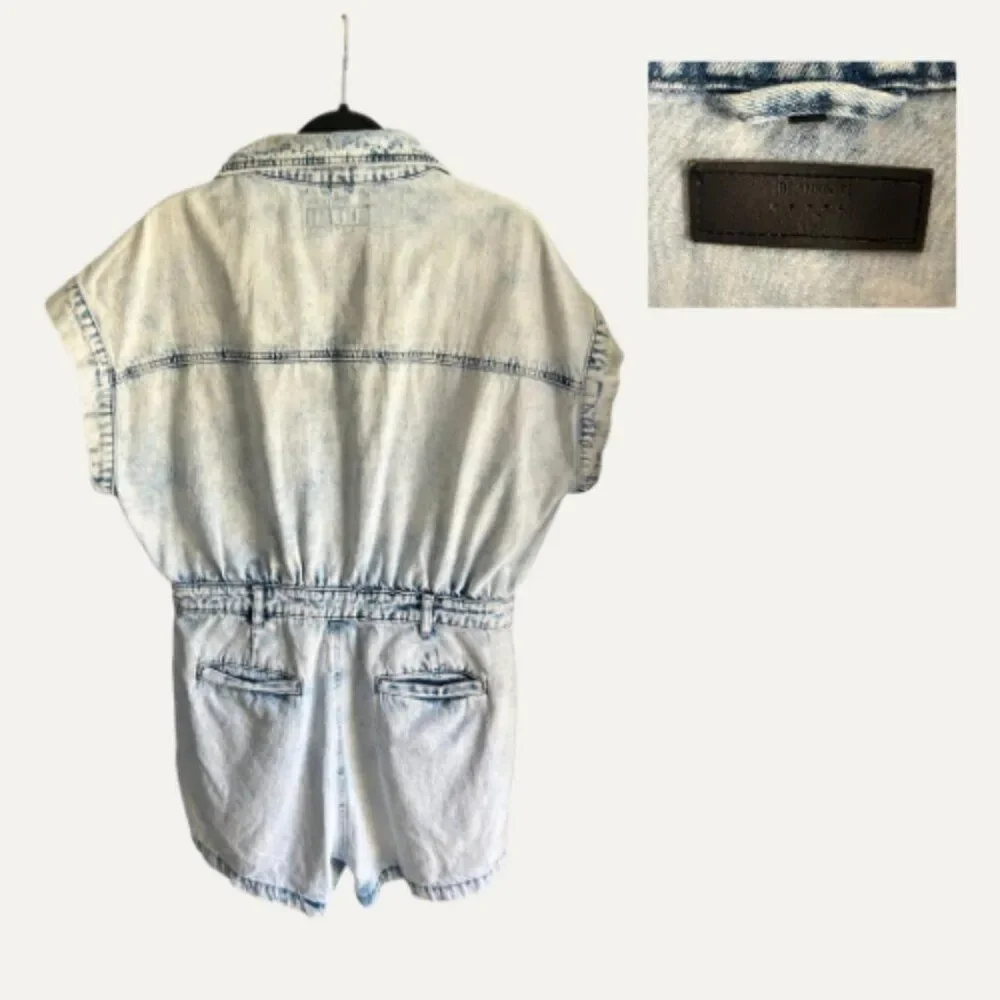 [BLANKNYC] Light Wash Denim Romper – Size L - Picture 3 of 3